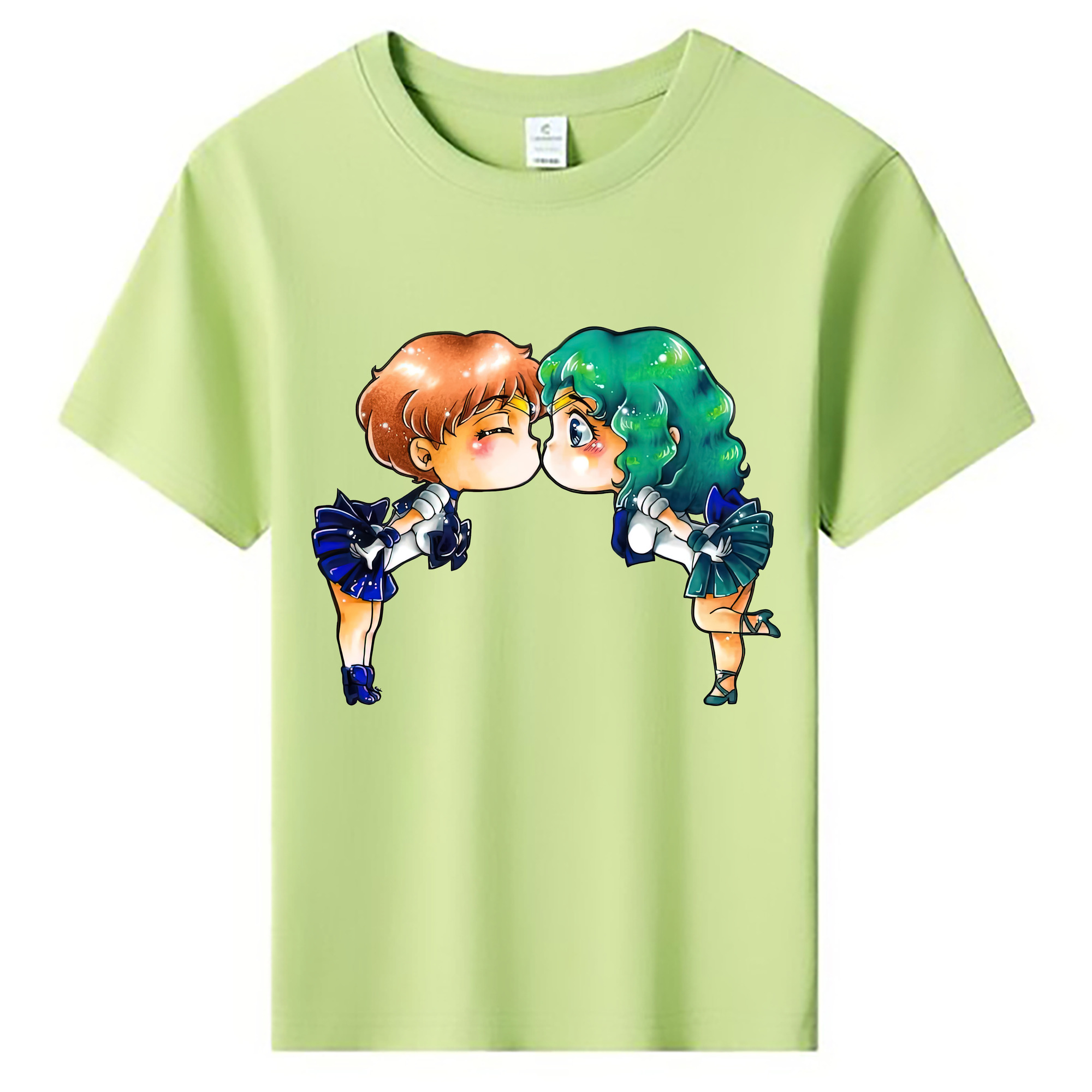 （画像用） 美少女戦士セーラームーン 天王はるか Sailor Moon Tenoh Haruka 綿100％キッズTシャツ（フロントプリント）